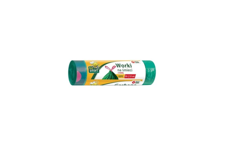 BEE SMART SACI MENAJ CU SNUR 35 L 15 BUC